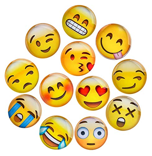 Lesfit Emoji Imanes, 12 Pieza Imanes Frigorifico Divertidos de