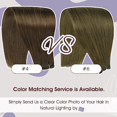Image of Full Shine Weft Hair Extensions 24 Inch 105G Double Weft Remy Hair