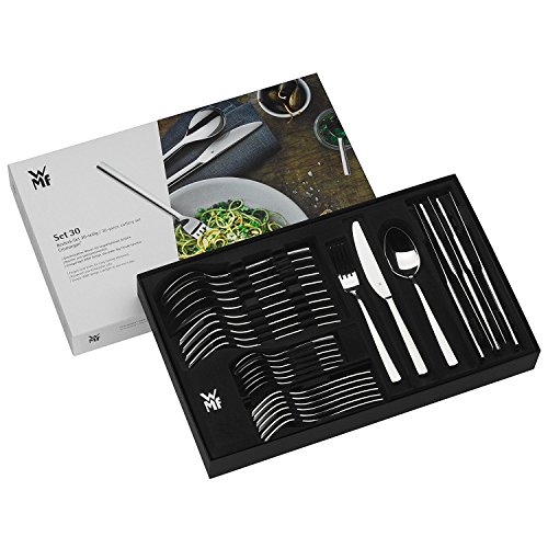 WMF Cutlery Set 30-Piece for 6 People Palermo Cromargan 18/10 Stainless Steel Polished - Image 15