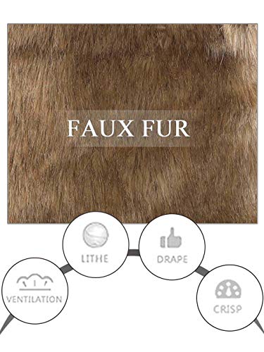 Aukmla Faux Fur Shawl Wedding Fur Wraps and Shawls Bridal Fur Stole Winter Cape Shrug for Brides and Bridesmaids4