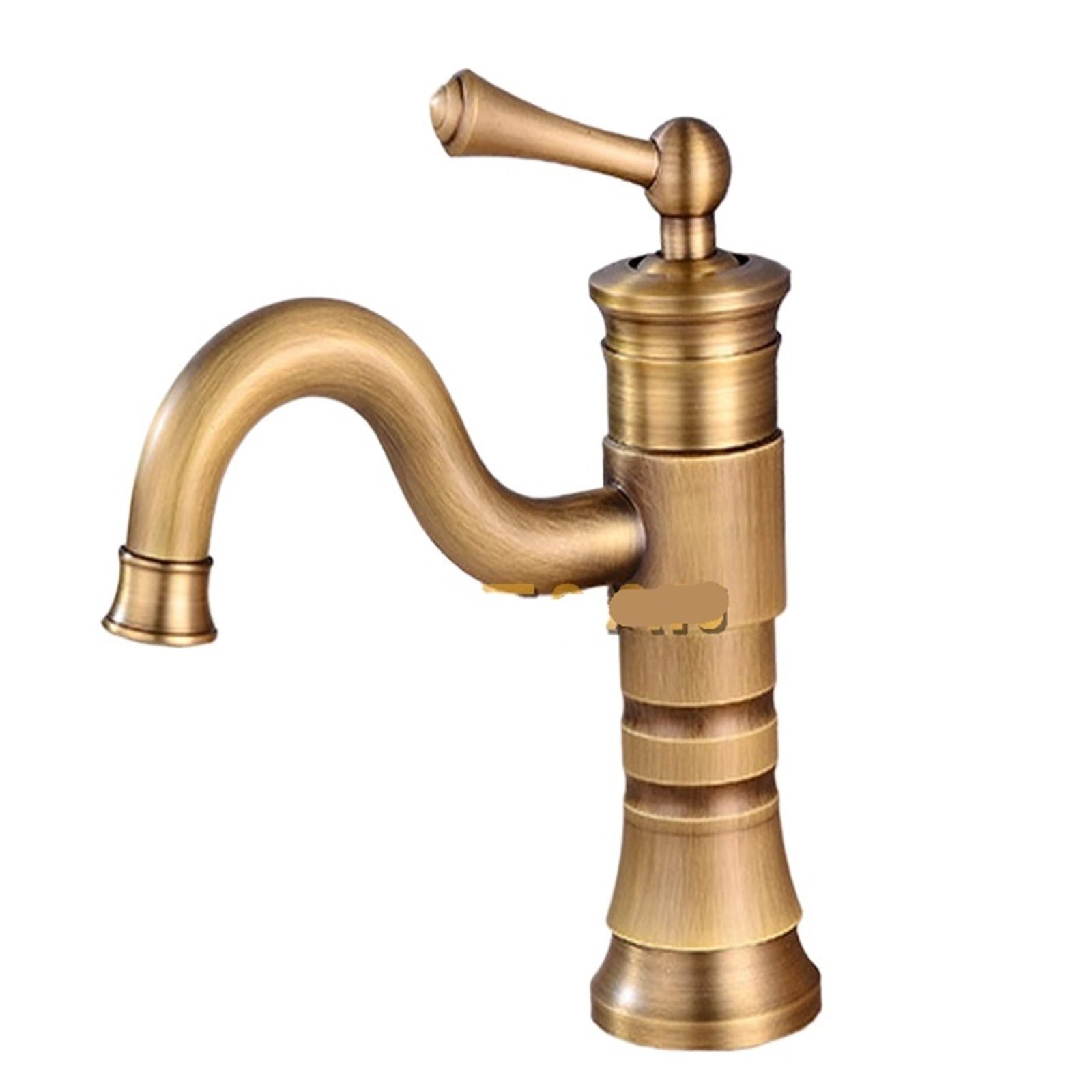 Robinet de lavabo en laiton antique anti-éclaboussures pour remplacer un mitigeur fuyant