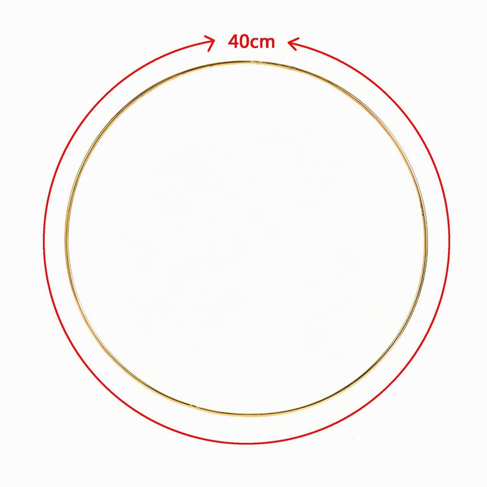 2 Anelli, Cerchi in Metallo per Lavori Artigianali, 40 cm