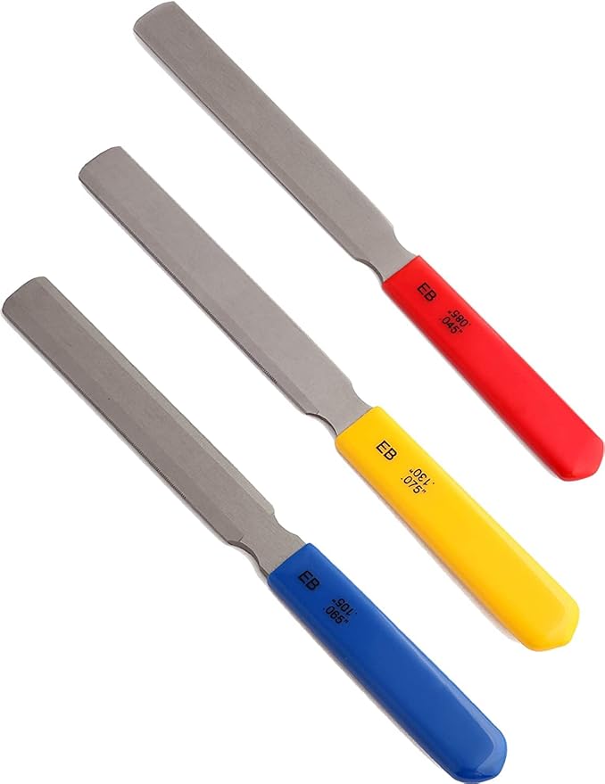 BAIYUXING Electric Guitar files 3pcs,Acoustic Guitar file