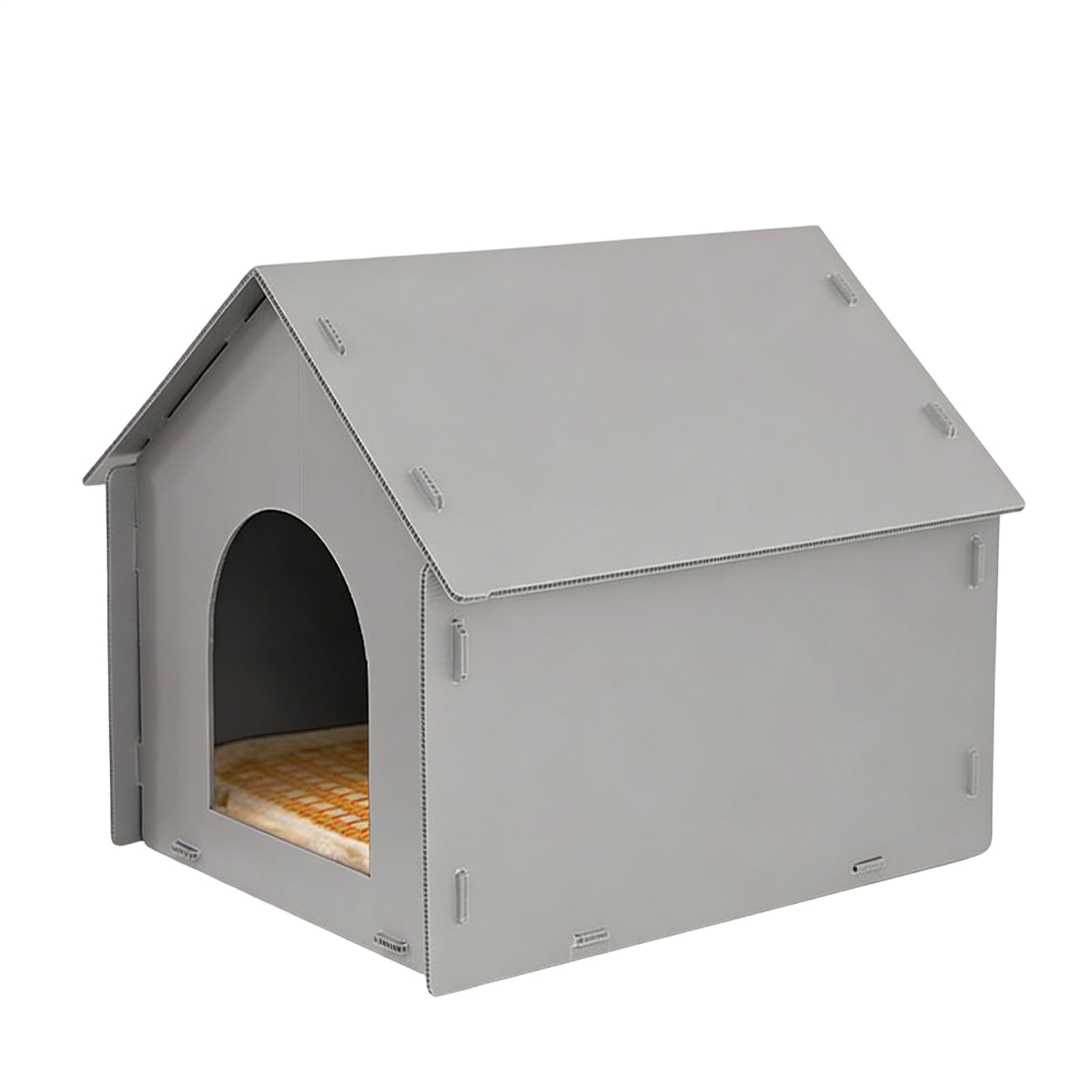Generico Cuccia per Gatti Tenda Impermeabile Chiusa con Tappetino | Rifugi per Gatti all'Aperto Per dei Cuccioli, come Casa Invernale per Animali, per Patio, per Cortile e per Giardino