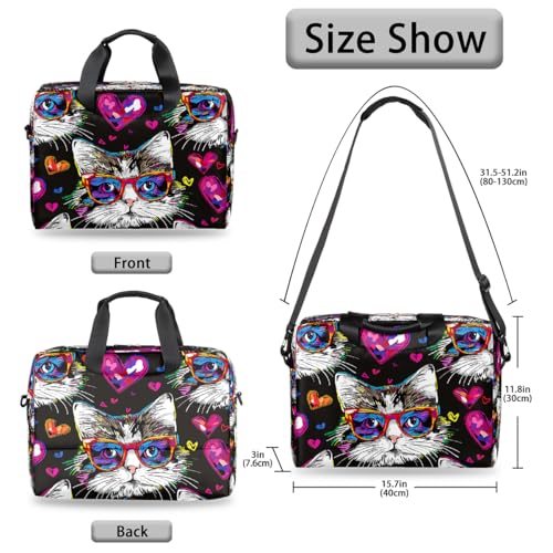 Bolso portatil Cat Heart 15.6 pulgadas miniatura 6