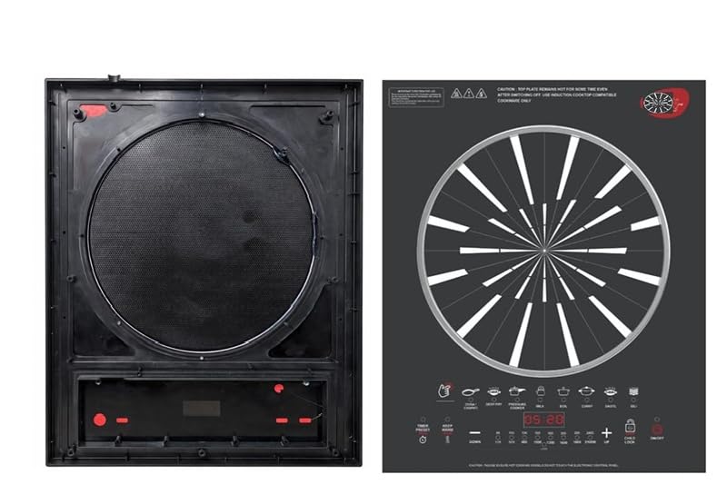 Image of J K b K - Induction Cooktop Upper Body Panel Only Compatible with Pigeon Sleek /Slim Replacement Top Glass Body No Heating Element (No Coil, No PCB, No Base) Not a Full Induction Cooktop