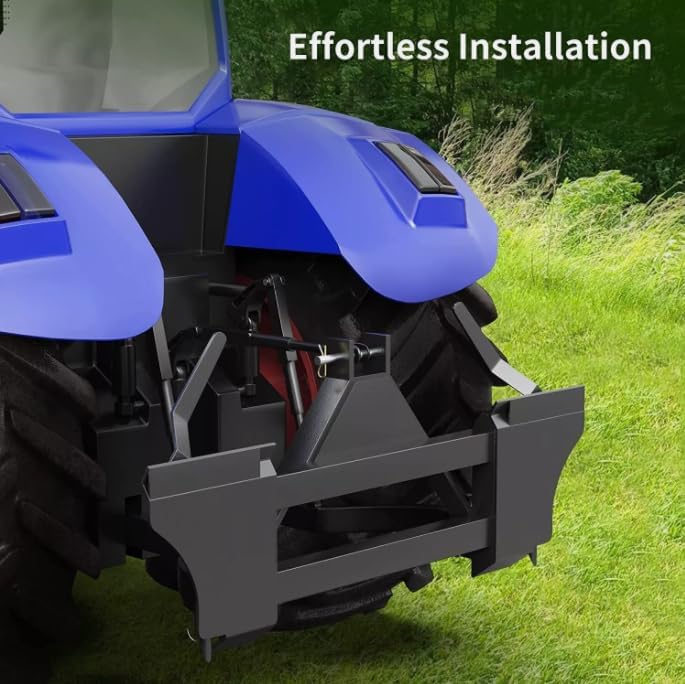 3 Point Skid Steer Quick Tach Conversion Adapter Fit 3Pt Cat 1 Tractor 2200lbs