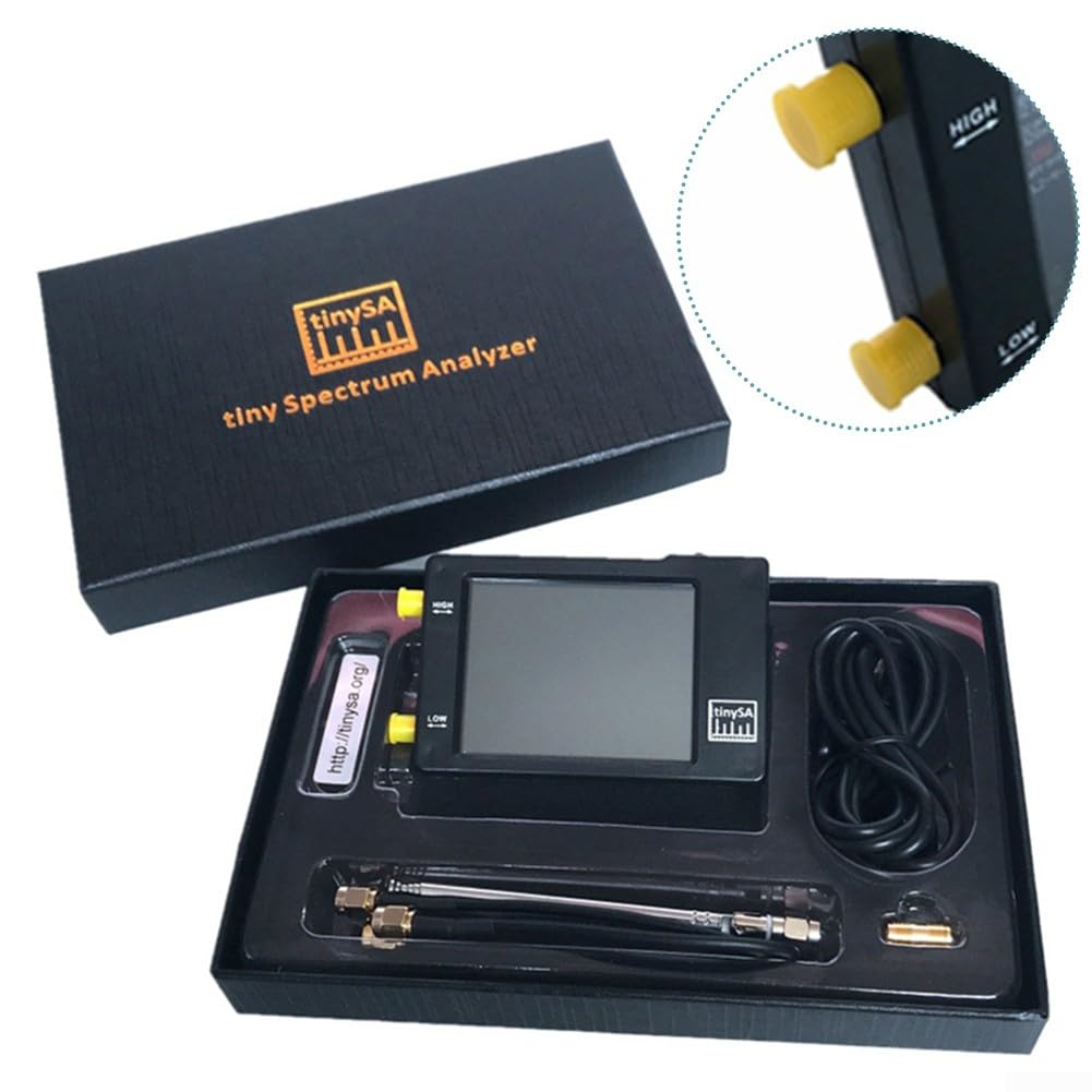 Spectrum Analyzer 100 kHz – 960 MHz Spektrumanalysator 2,8 Display M F/HF/VHF UHF-Eingang Audio-Antenne mit einem SMA-Anschluss