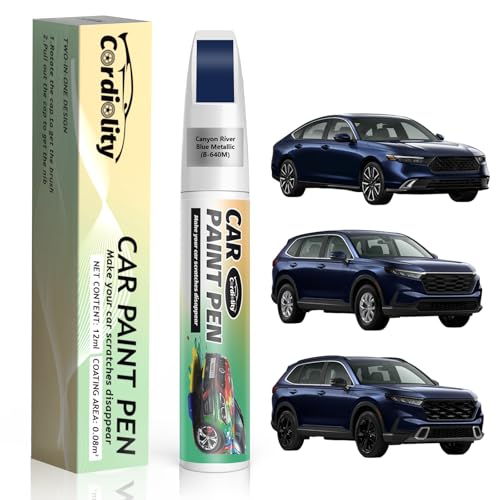 Image of Canyon River Blue Metallic(B-640M) Touch Up Paint Pen for Honda,Car Paint Scratch Repair Pen Quick and Easy Fix Auto Paint Scratch