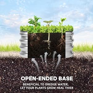 JERIA Raised Garden Bed,Galvanized Raised 2 PCS 2×2×1ft Planter Boxes Outdoor with Easy Assembly, Round Garden Bed for Vegetables, Fruits, Flowers JERIA Raised Garden BedGalvanized Raised 2 PCS 221ft Planter Boxes Outdoor with Easy Assembly Round Garden Bed for Vegetables Fruits Flowers