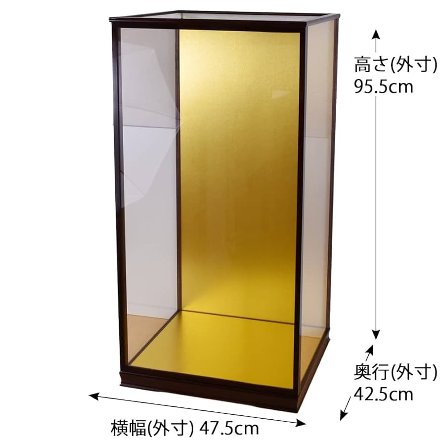 破魔弓　ガラスケース１５号・間口約２６×奥行約２３×高さ約５３㎝ 楽天市場】破魔弓 コンパクト 【S】 ガラス ケース 破魔弓 ゆみ