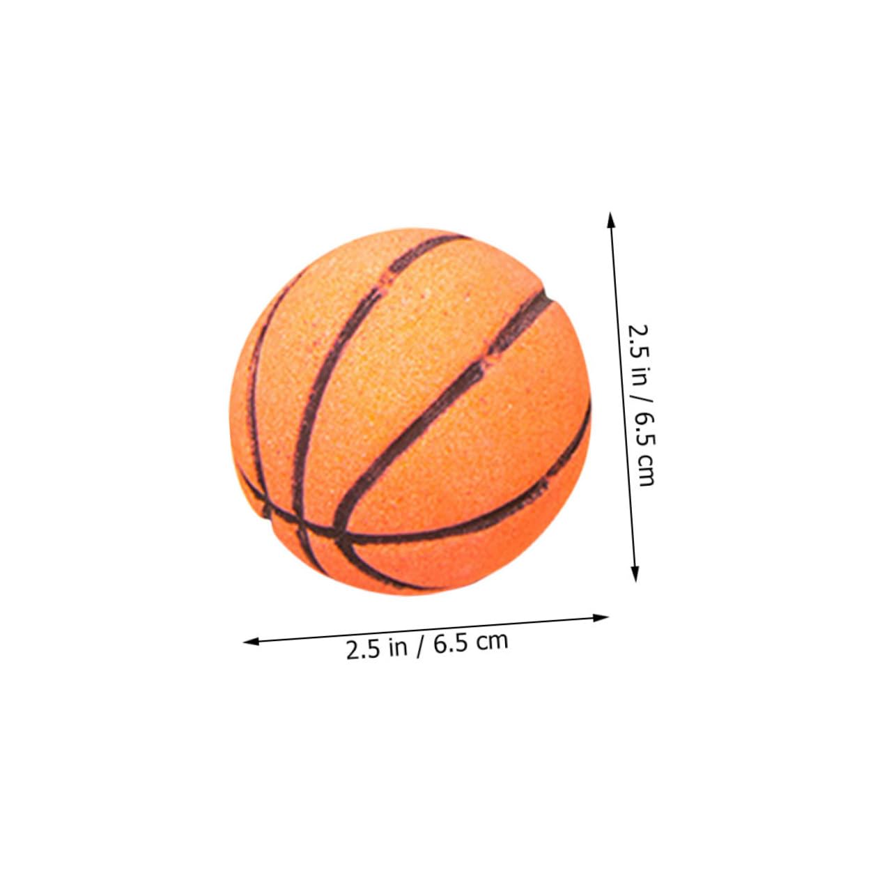Bola de Baño de Cristales Marinos 3 Piezas, Forma de Baloncesto | Burbujas Abundantes, Portátil y Ligera, para Baños de Pies y Viajes, Limpia la Piel