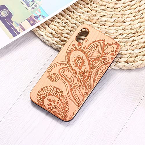 Coque en bois gravée au laser pour iPhone SE2 et 8 Plus une idée cadeau unique et durable