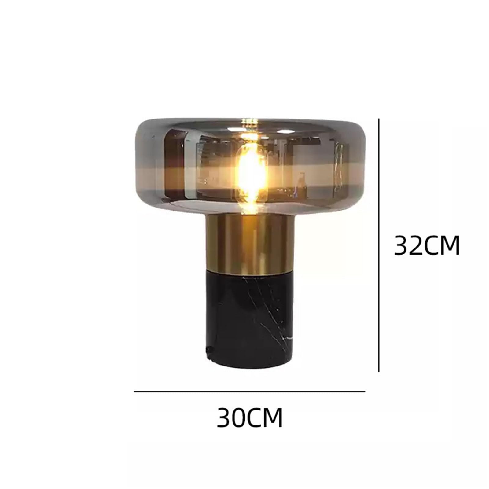 Affascinante Lampada da tavolo in marmo, decorazione semplice for soggiorno, studio, camera da letto e comodino Arredamento per la casa