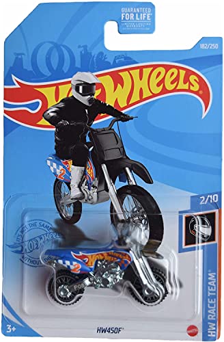 Hot Wheels HW450F Motorcycle a escala 1:10 miniatura 1
