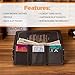 Christian Art Gifts Premium Genuine Full Grain Leather Inspirational Scripture Wallet for Men: Know the Plans Encouraging Bible Verse, Tri-fold, RFID Protection, Pockets, 9 Card & ID Slots, Dark Brown
