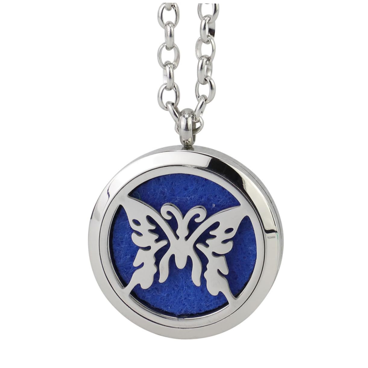 COLLBATH 3pezzi Collana Diffusore Inossidabile Con Ciondolo Locket e Accessorio Per Per Ogni Occasione