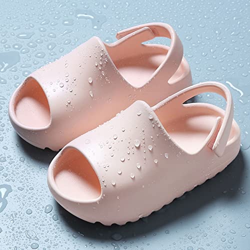 Image of Toddler Little Kids Slides Sandals, Kid Summer Slip On Slides Sandals