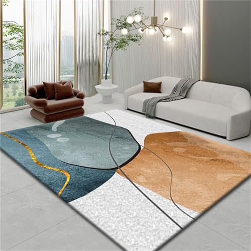 Tapis de canapé vert et gris grand format pour enfants