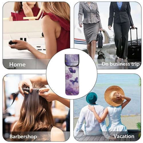 Funda de viaje para plancha de pelo con diseño mármol miniatura 4