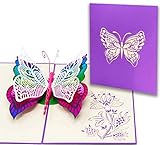 TIPP: Verschenken Sie diese Karte in Kombination mit einem passenden Lila Blumenstrauß.