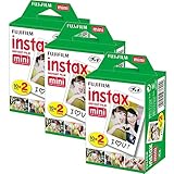Fuji Instax Mini Film Doppelpack Farbe 7S 8 90 50 FUJIFILM-Kameras, 60 Shots