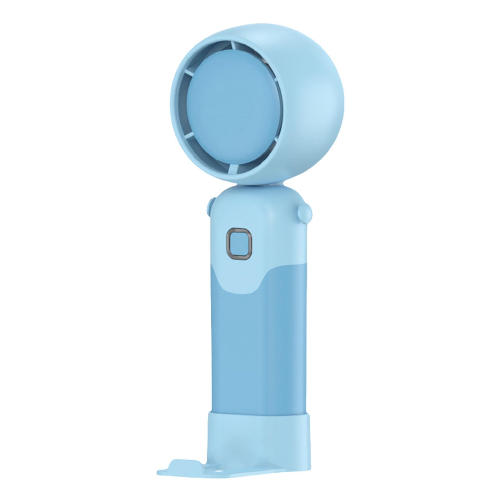 Uqezagpa Men's Sky Blue Air Cooling Fan Travel Fan Handheld Desk Small Pocket Quiet With 3 Adjustable Speeds Abs Texture Quiet Operations