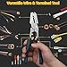 FENIXIORAA Industrial-Grade Multi-Function Cutting Plier, Heavy Duty Wire Stripper and Cutter, 9-in-1 Linesman Pliers for Electricians - Strips, Cuts, Crimps & Pulls Nails (CR-V Steel)