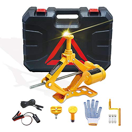 WOKEZ Electric Car Jack Auto Floor Jack All-in-one 12V Lift for Sedans SUV