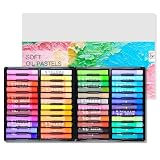 sukevitor Lot de 48 pastels à l'huile souples pour peinture, dessin, mélange, crayons à huile pour artistes, débutants, peintres, amateurs de peinture