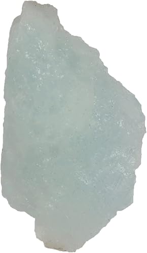 GEMHUB 102.95 CT AAA Natural Rough Aqua Sky Aquamarine Gemstone Rough Crystal for Jewelry Making, Healing, Decoration
