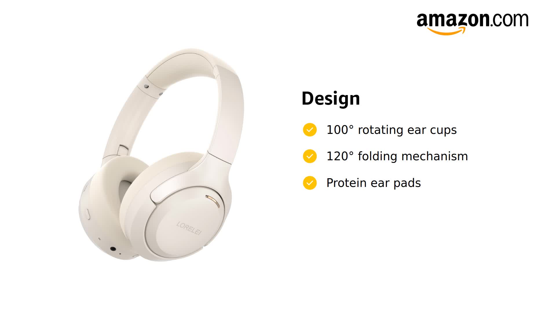 Amazon.com: LORELEI QC60 Hybrid Active Noise Cancenlling