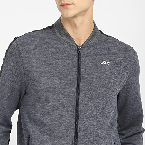 Image of Reebok Men's Solid Regular Fit Track Suit