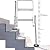 KARRYTON 23" Ladder Levelers for Type II,I and IA Extension Ladders up to 32’,with Anti-Slip Threaded and Adjustable Extension Ladder Legs for Stairs and All Surfaces - Extented Version?23"?