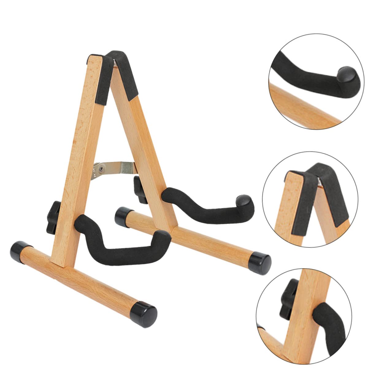 SUPVOX Folding Mandolin Stand Detachable Music Instrument Holder Compact and Lightweight Design for Easy Transport Durable Storage Rack for Mandolin and Other String Instruments