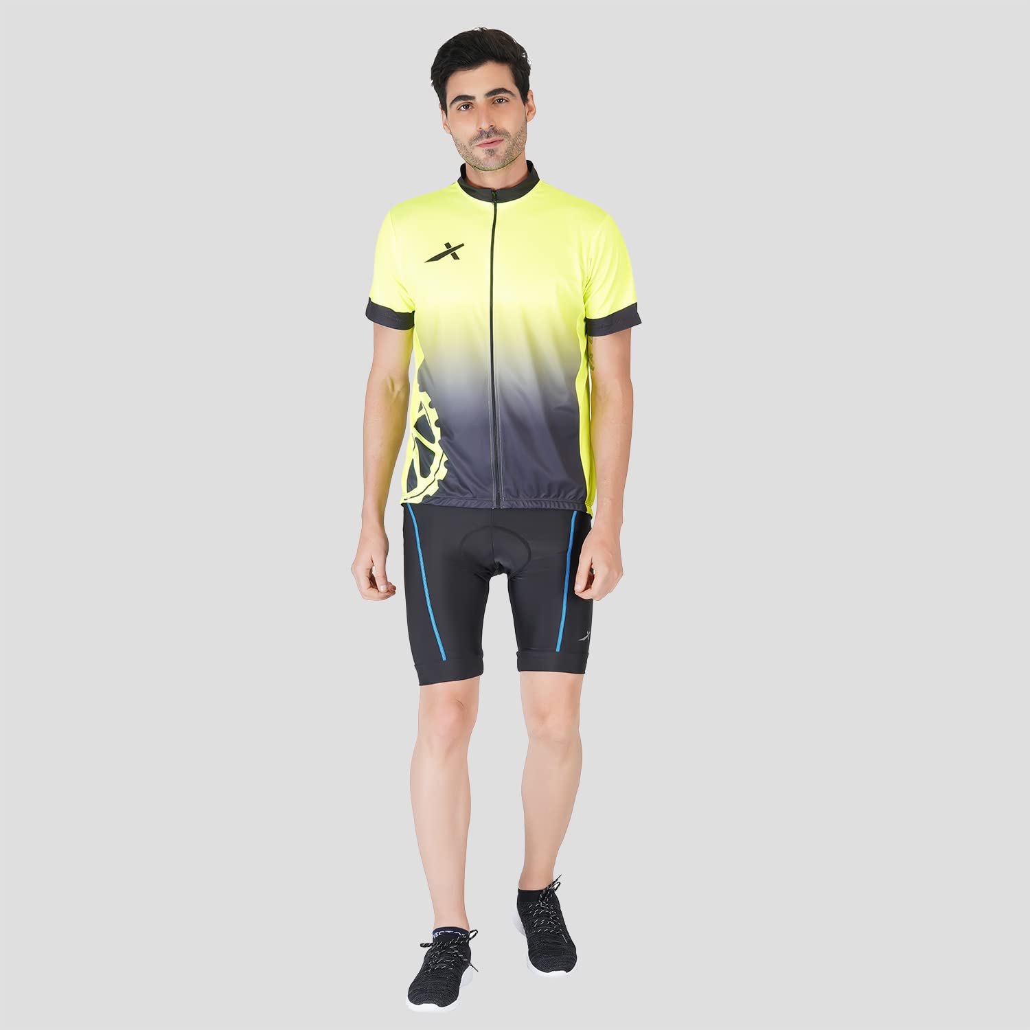 Vector XOCJ-192 Unisex Cycling Full Sublimated Zipper Jersey