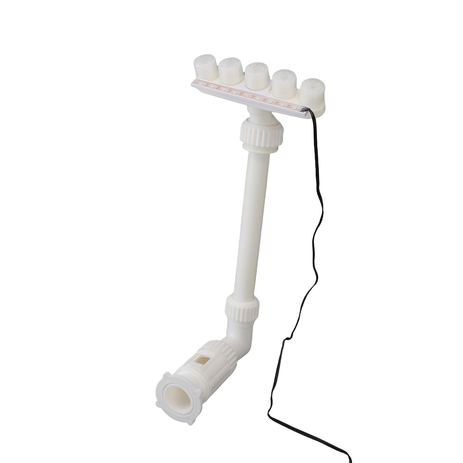 TOPINCN Fontana per Piscina a Energia Solare LED, Irrigatore RGB Colorato
