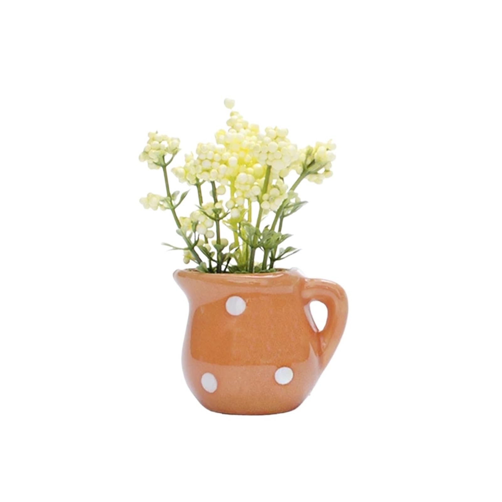 3pcs Cute Mini Ceramic Plant Fridge Magnets - Tiny 3D Vase Decorations For Kitchen & Office(Color2)