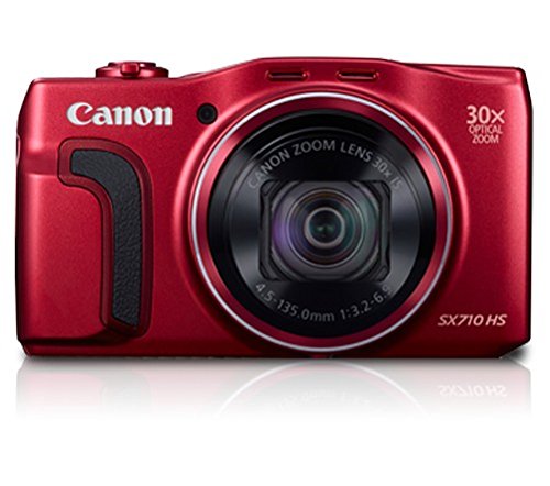 Buy Canon SX710 HS 20.3MP Point and Shoot Digital Camera (Red  