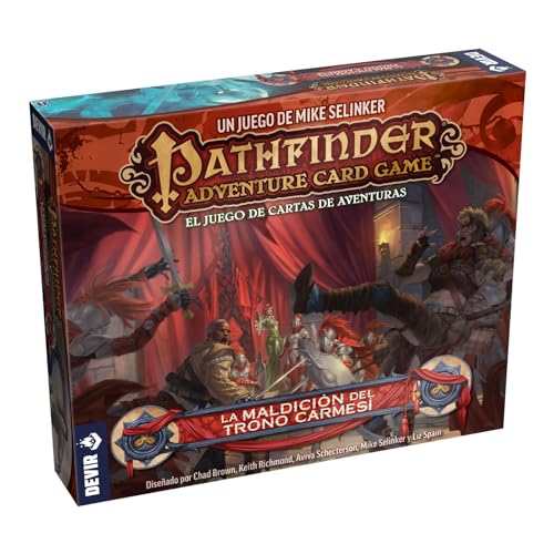 Devir La Maldición del Trono Carmesí, Expansión del Juego de Cartas de Aventuras de Pathfinder, 1-6 Jugadores