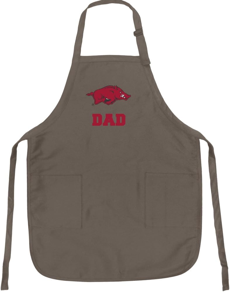 Broad Bay University of Arkansas Dad Apron BEST Arkansas Razorbacks Dad Logo Gift for Man Him