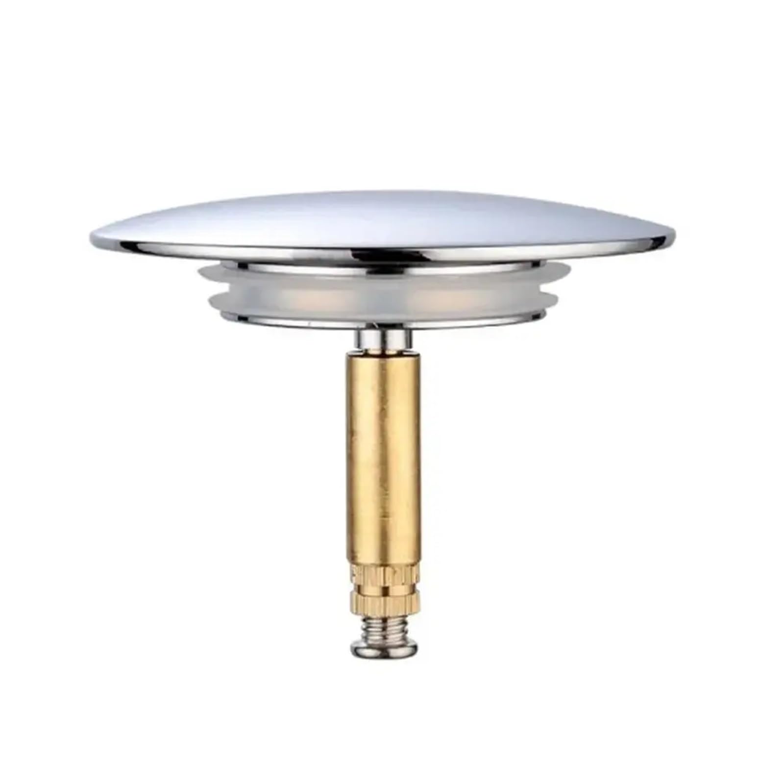 Bathtub Plug Adjustable Bath Pop Up Stopper Only Flat Seal Brass Bathroom Tub Drain Drainer Strainer Accessories For Bathtub