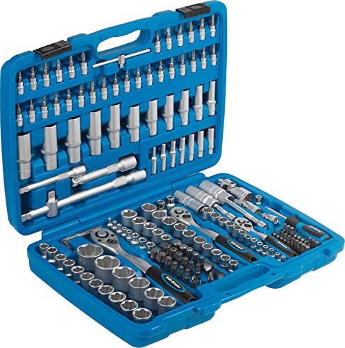 SW-Stahl 07630L Steckschlüsslsatz I 171-teilig I 1/4 3/8 1/2 Zoll I Werkzeugkoffer Industriequalität 1 SW-Stahl 07630L Steckschlüsslsatz I 171-teilig I 1/4 3/8 1/2 Zoll I Werkzeugkoffer Industriequalität