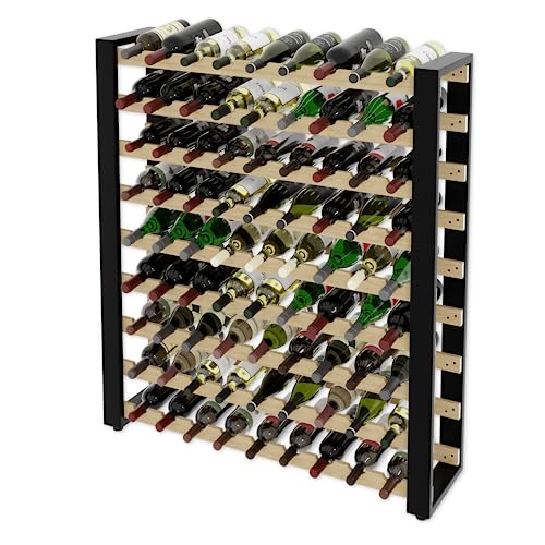 Lenmar Serie RW Portabottiglie in Legno per Bottiglie, Loft...