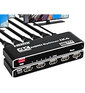 Amazon | HDMI 2.0 分配器 1入力4出力 HDMIスプリッター 4K@60Hz 4画面