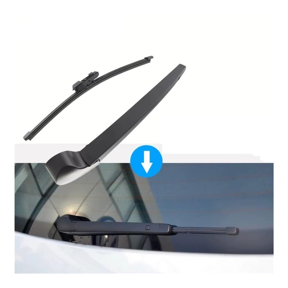 Escobilla limpiaparabrisas Limpiaparabrisas trasero para Fabia (2015 | Limpiaparabrisas trasero para Fabia (2015-), brazo de limpiaparabrisas trasero de 280 mm, estilo de coche.