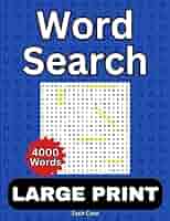 WORDBOOK⭐︎VENN ⭐︎4000⭐︎VENN4000 4000 Big Word Search Book for Adults and Seniors with 100