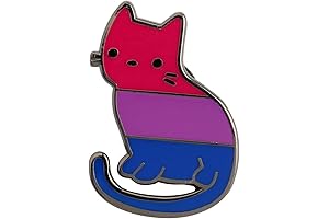 MYOSPARK LGBT Bisexual Cat Brooch Pin: A Noteworthy Pride Accessory