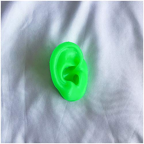 FHUILI Simulation Ear Model Soft Silicone Artificial Ear Model for Acupuncture - Silicone