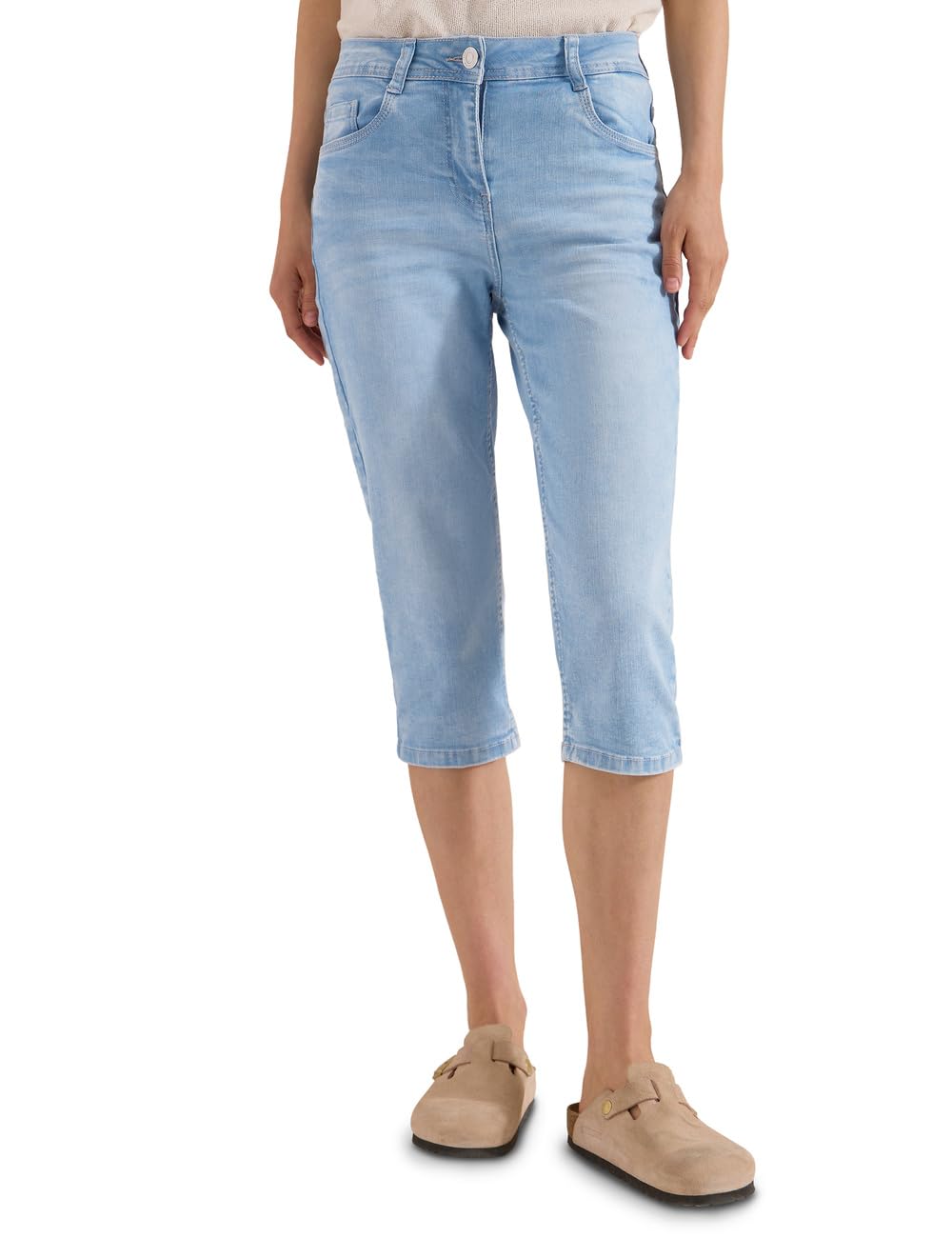 Cecil Damen Slim Leg Capri Jeans 3818496